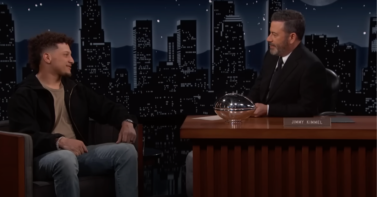 Patrick Mahomes and Jimmy Kimmel