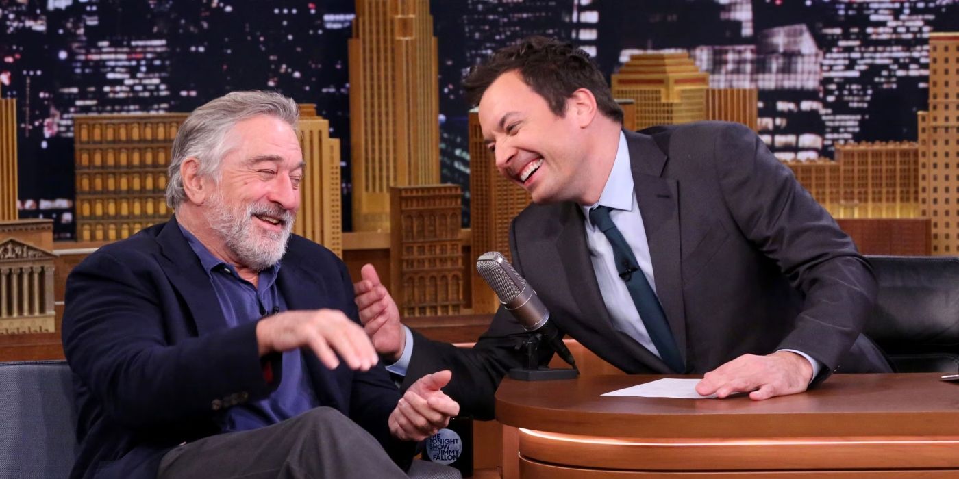 Robert De Niro and Jimmy Fallon on The Tonight Show