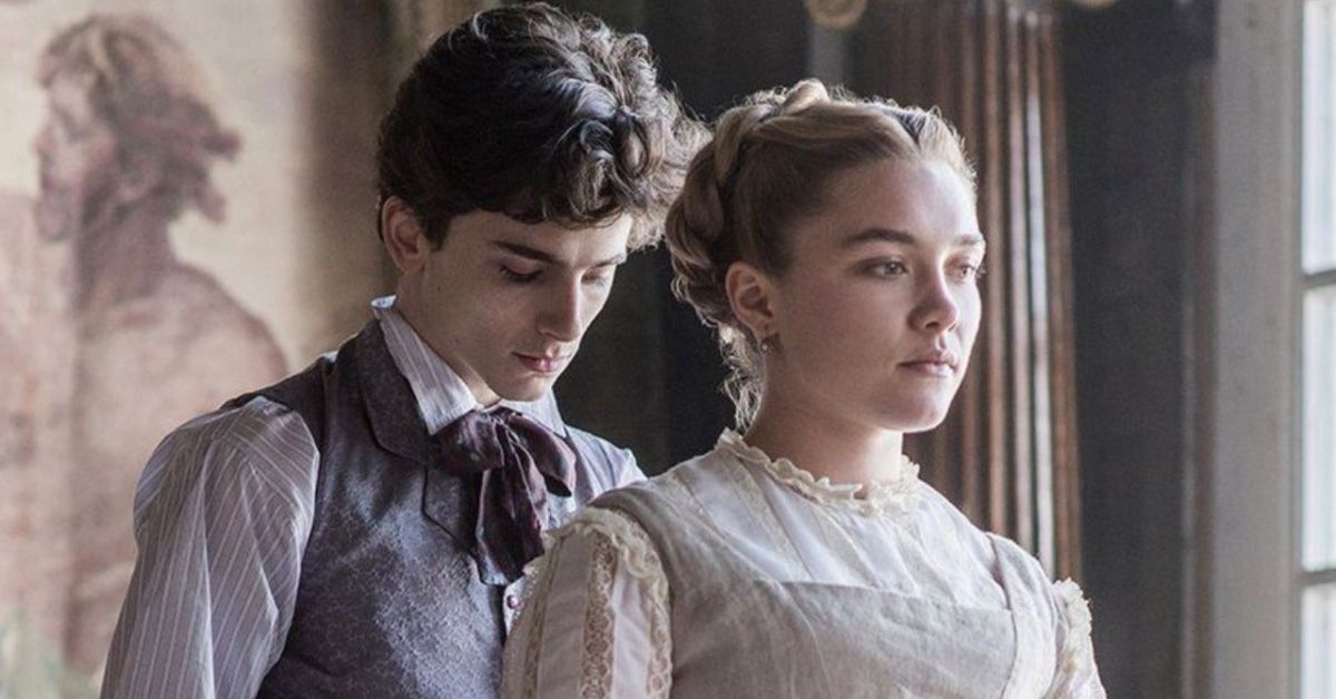Timothee Chalamet and Florence Pugh in Dune: Part 2