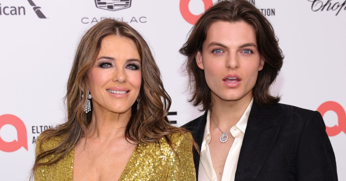 Elizabeth Hurley and Damian Hurley attend event 