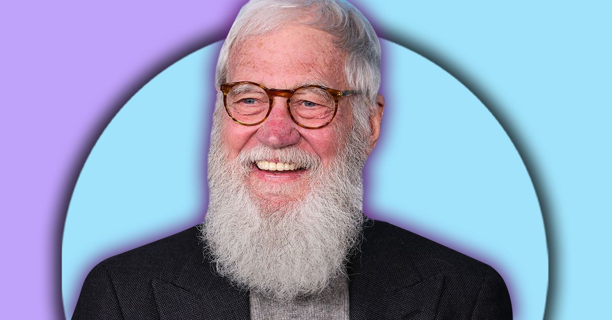 David Letterman sorri