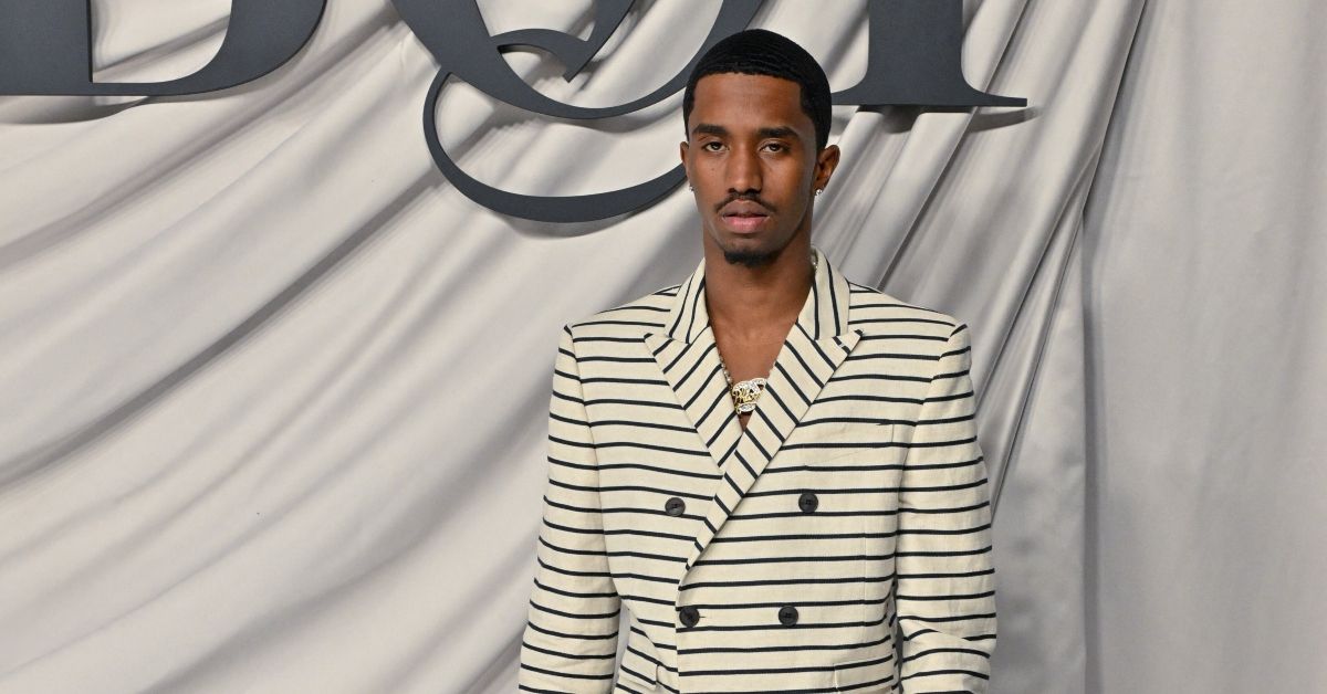 Christian Combs on the red carpet