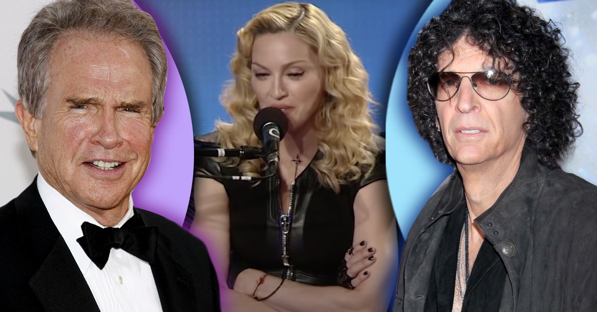 Madonna, Howard Stern and Warren Beatty