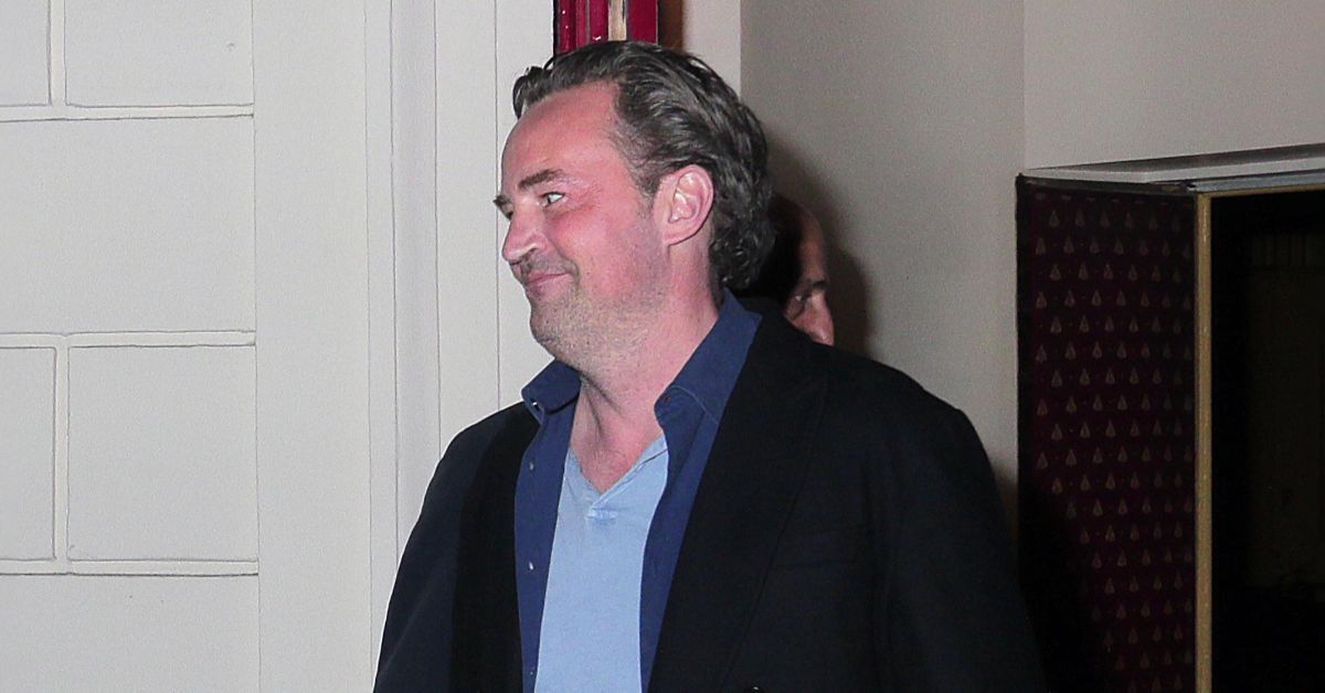 Matthew Perry out in London