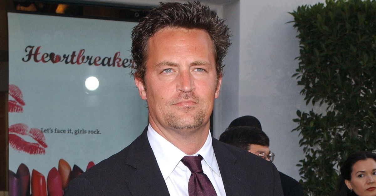 Matthew Perry looking surprised