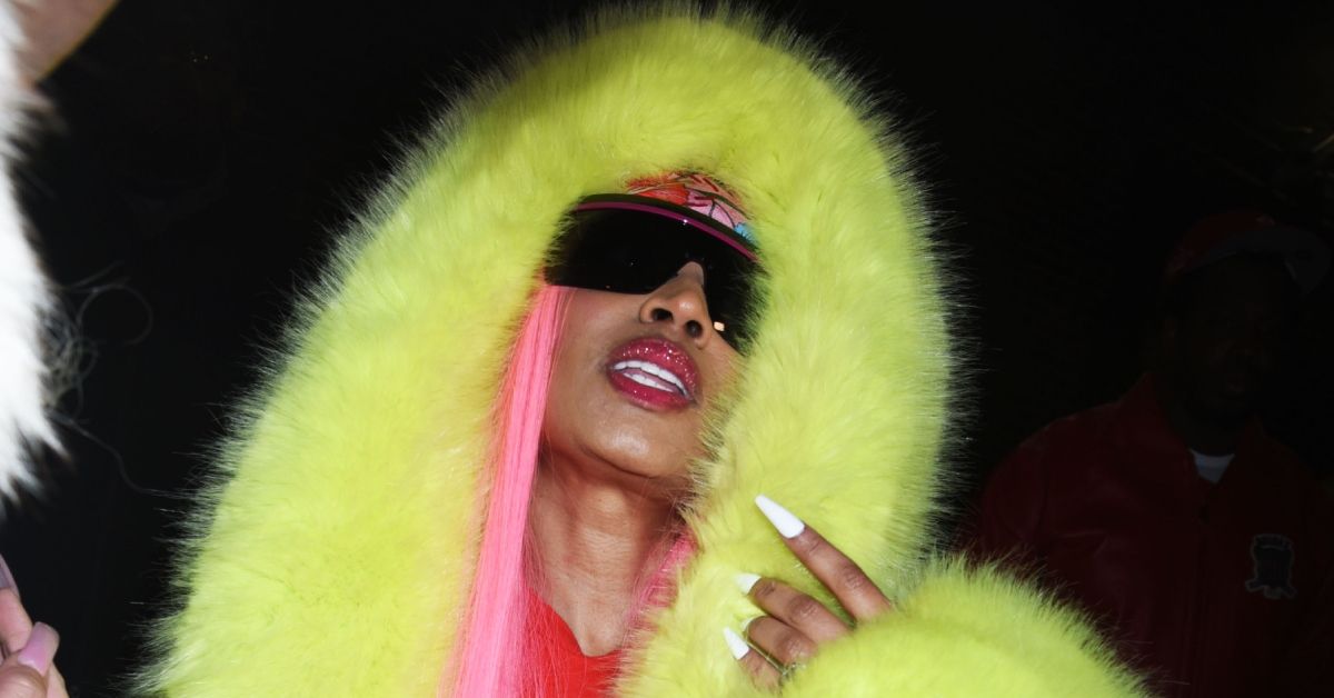 Nicki Minaj wears bold outfit