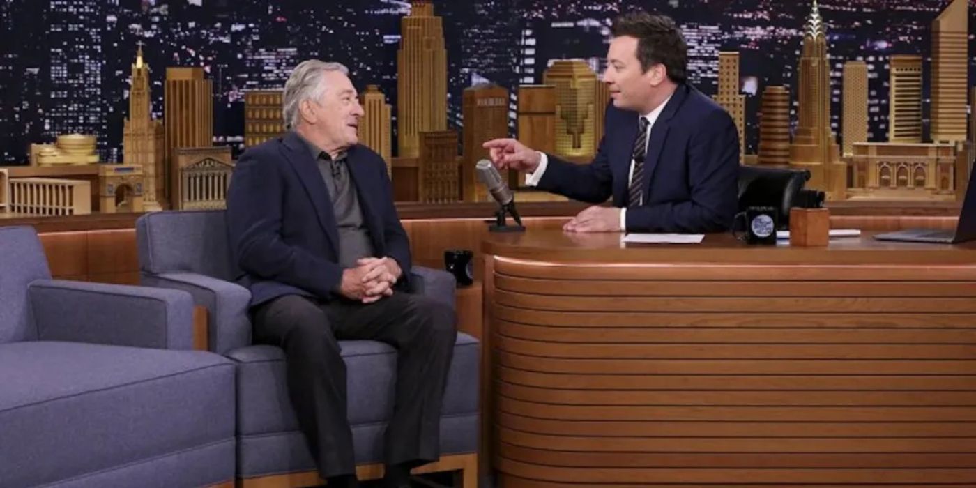 Robert De Niro and Jimmy Fallon on The Tonight Show