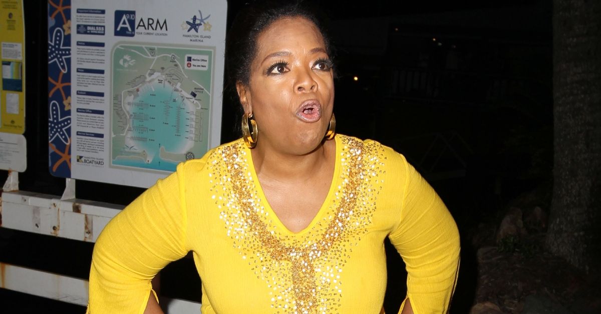 Oprah Winfrey on a trip to Australia