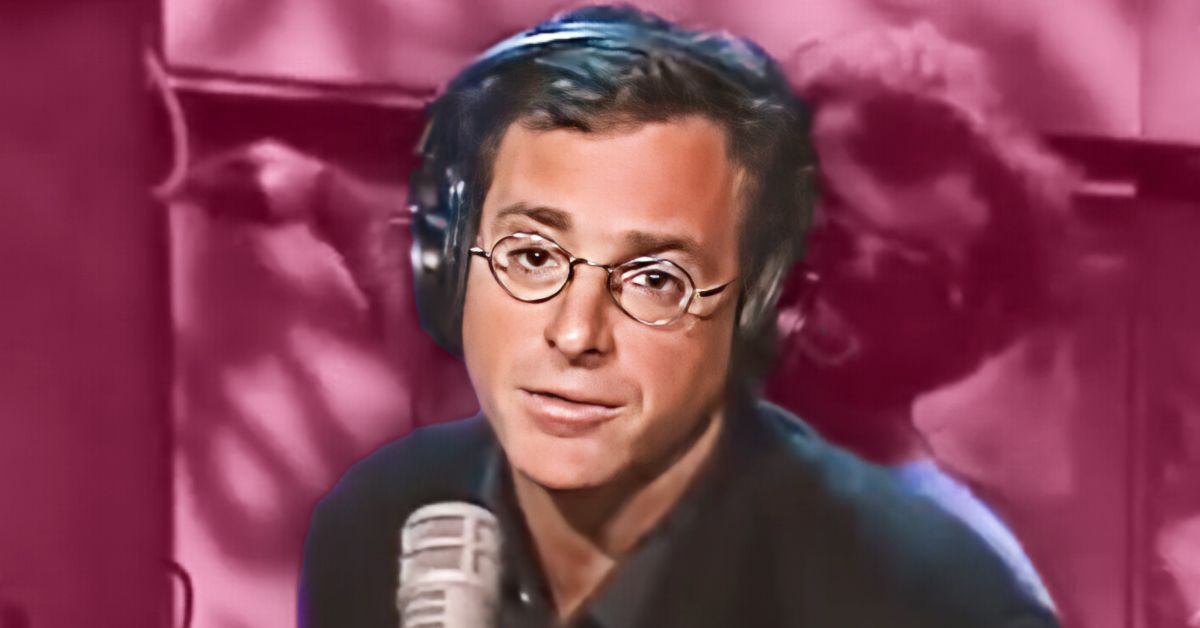 Bob Saget on The Howard Stern Show looking surprised
