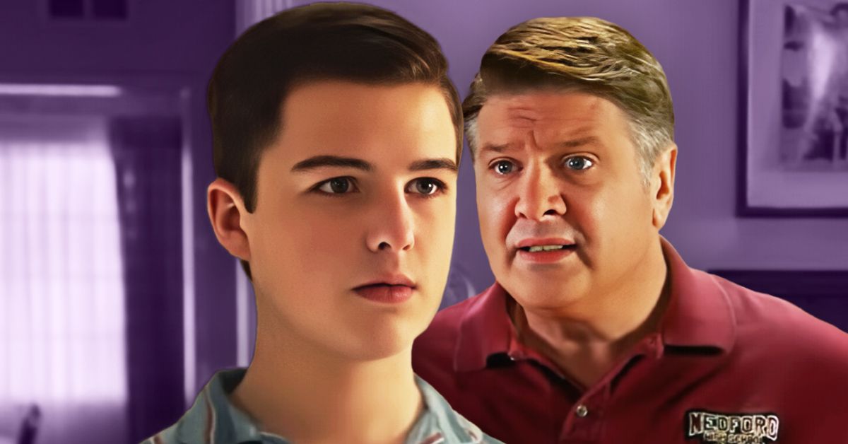 Iain Armitage and Lance Barber in Young Sheldon