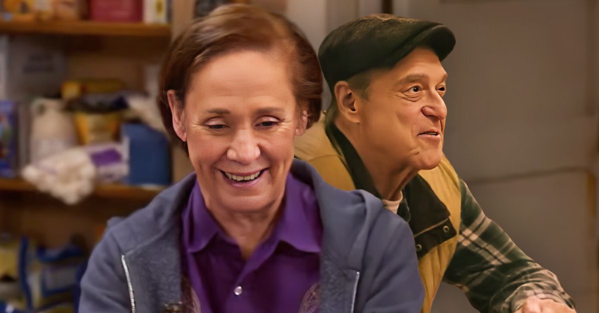 Laurie Metcalf and John Goodman in The Conners