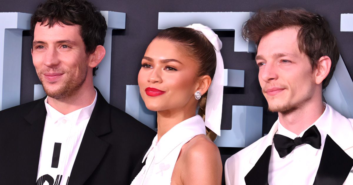 zendaya, Mike Faist and Josh O'Connor on the red carpet