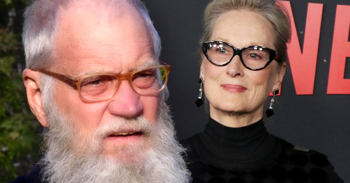 David Letterman and Meryl Streep