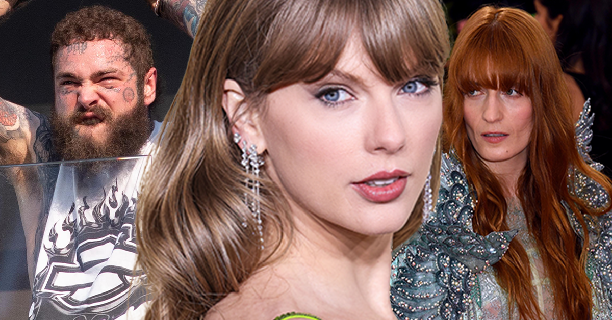 Inside Taylor Swift's Relationships With Post Malone And Florence Welch Before Their Tortured Poets Songs