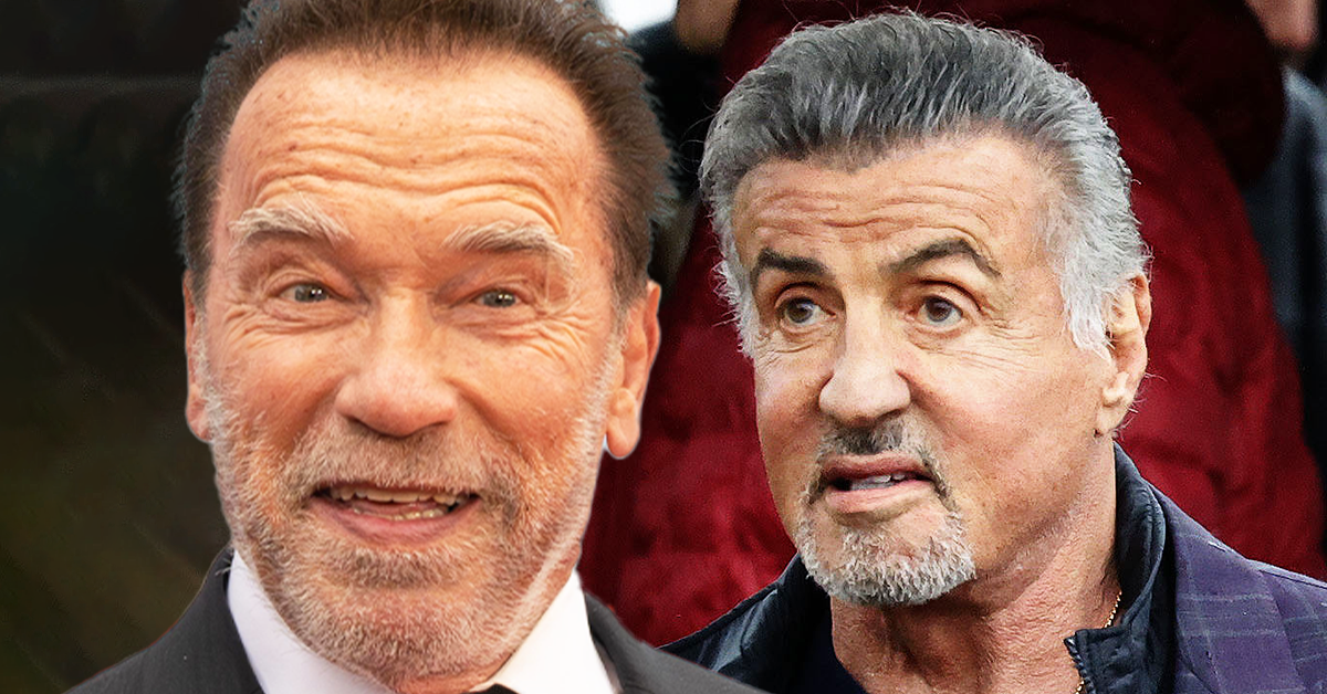 Arnold Schwarzenegger and Sylvester Stallone friends