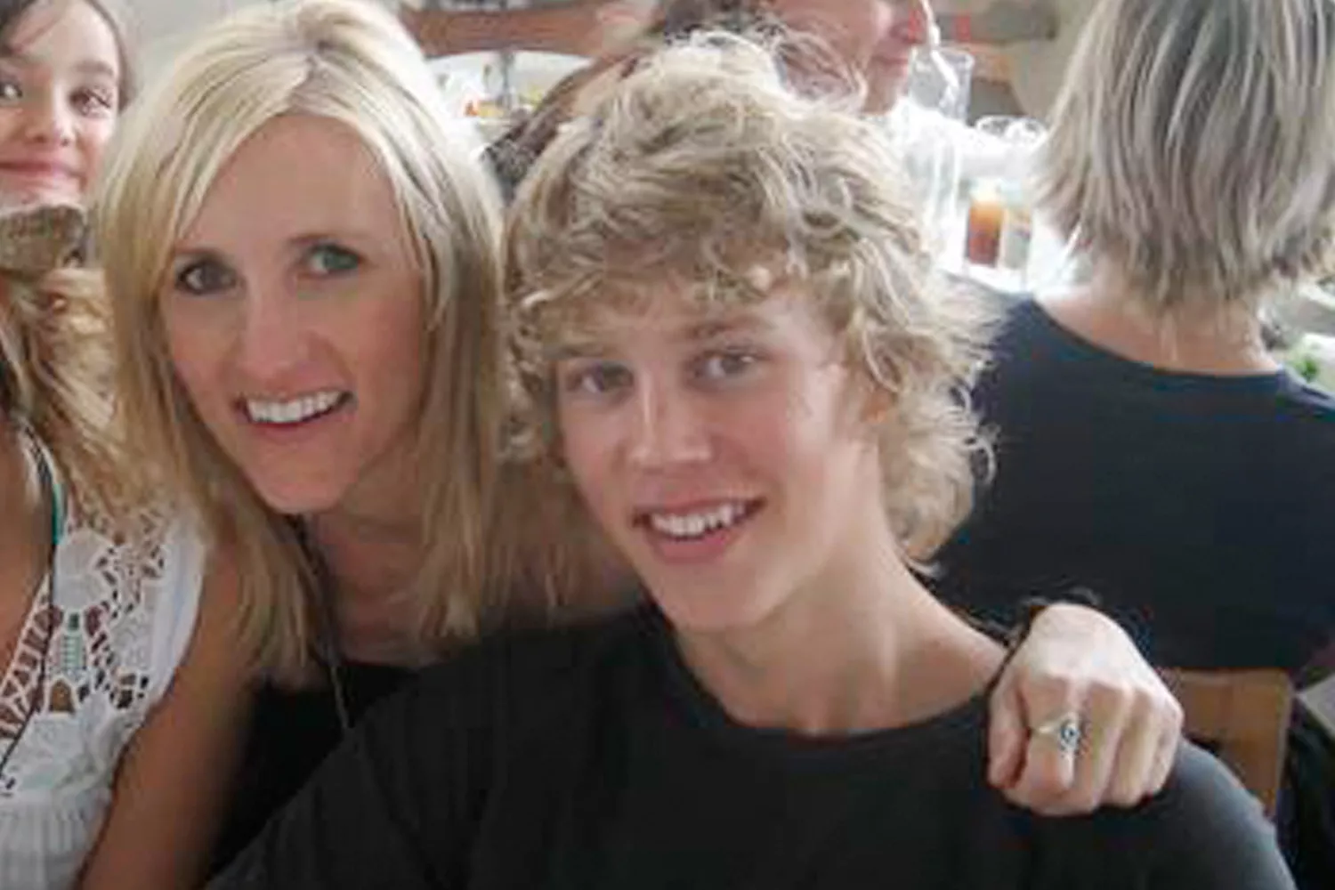 Austin Butler with his mother