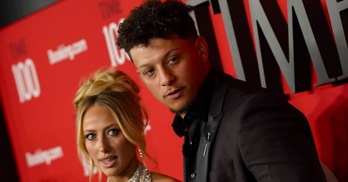 Brittany Mahomes and Patrick Mahomes attend event