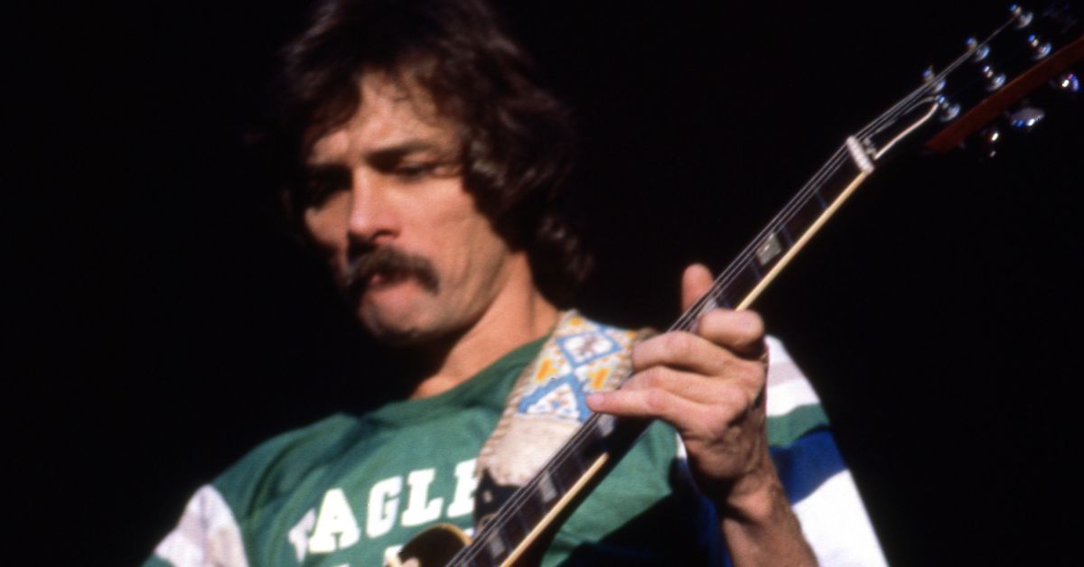 Dickey Betts of the Allman Brothers in concert circa 1973