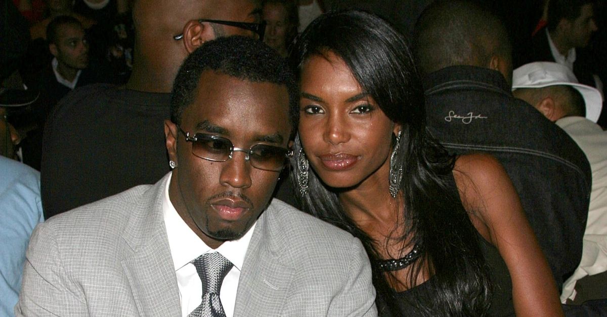 Sean Combs and Kim Porter