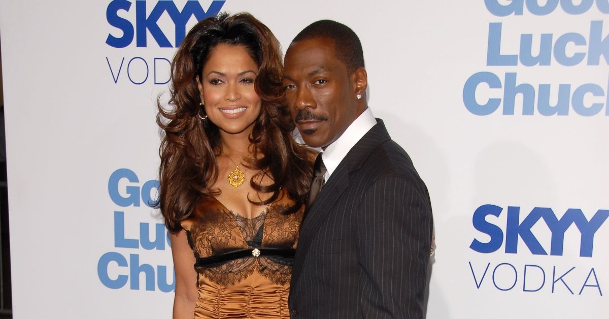 Eddie Murphy and Tracey Edmonds on the red carpet