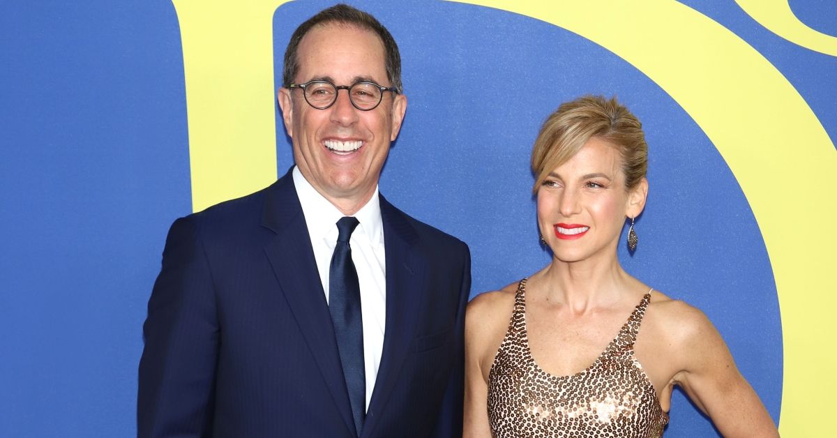 Jerry Seinfeld and Jessica Seinfeld on the red carpet