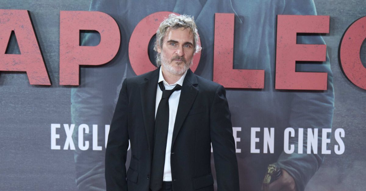 Joaquin Phoenix, Premiere of 'Napoleon' at The Prado Museum