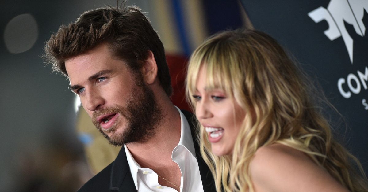 Liam Hemsworth and Miley Cyrus attend event