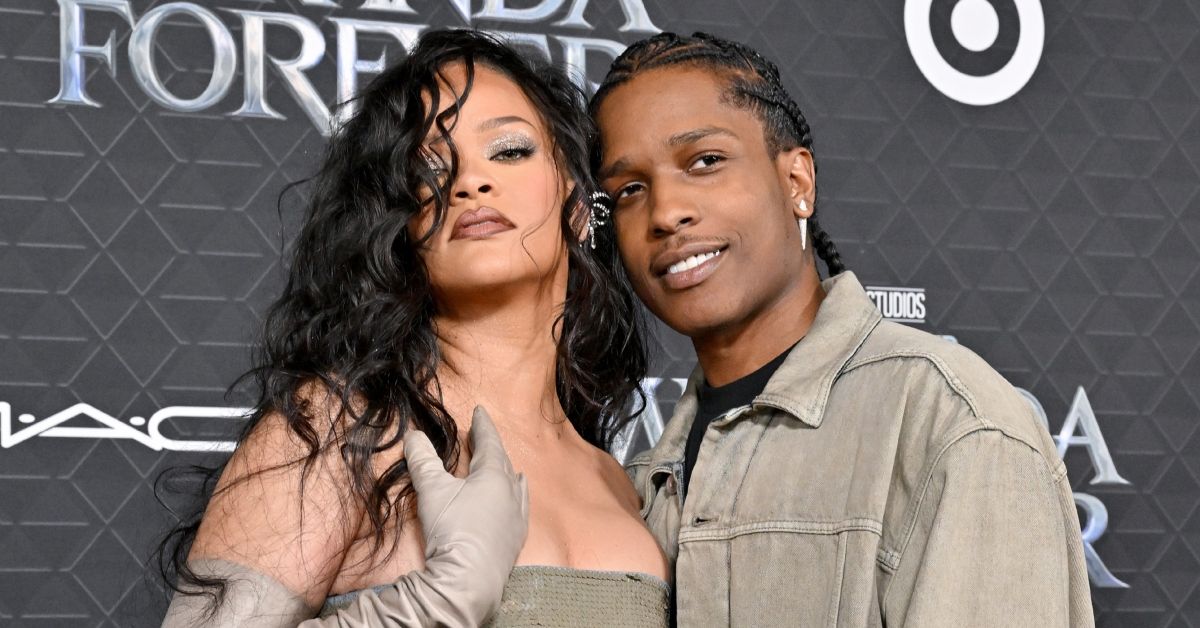 Rihanna and ASAP Rocky attend film premiere