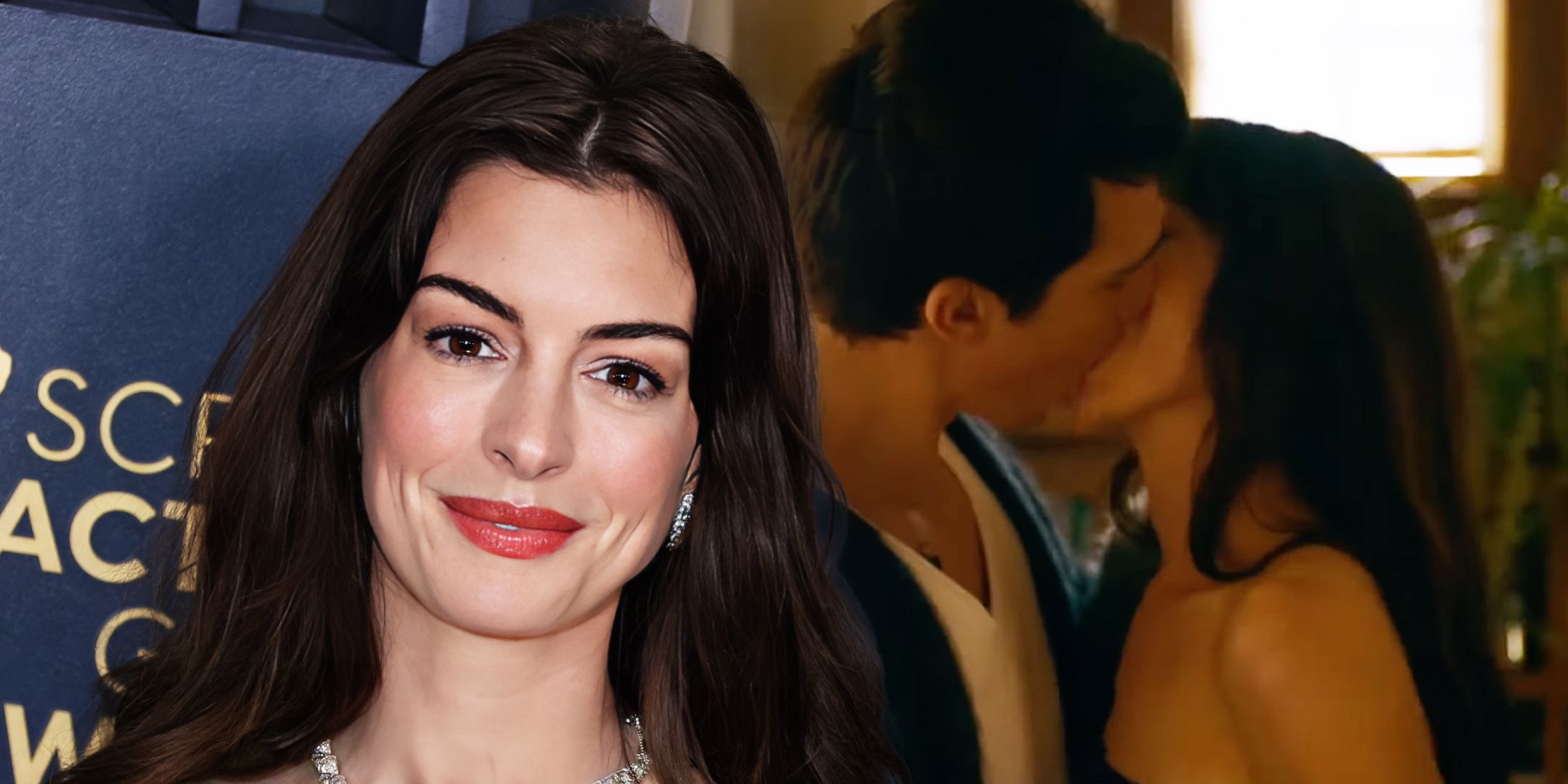 Anne Hathaway kissing scenes in movies 
