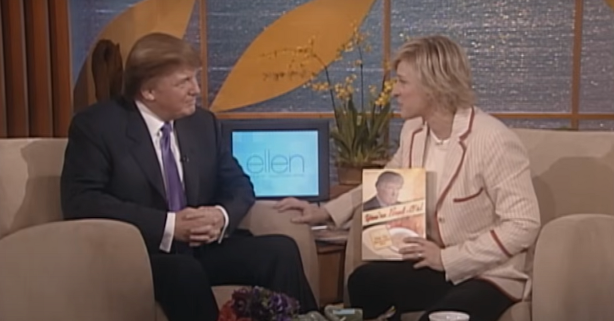 Ellen DeGeneres Posted 'Never Before Streamed' Footage Of Donald Trump