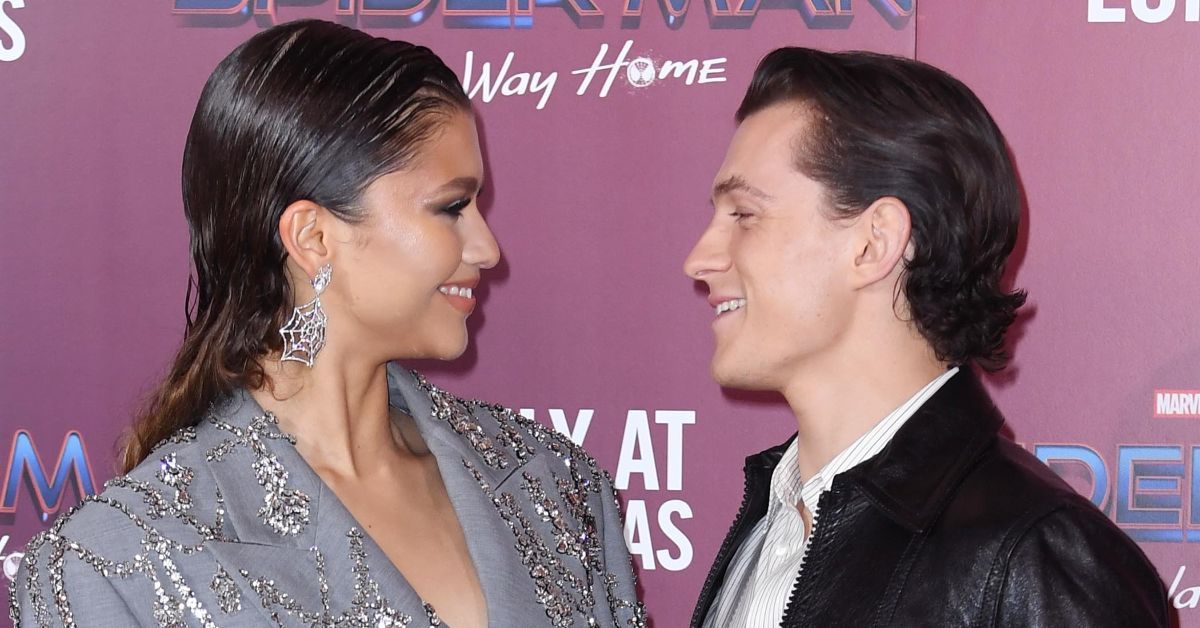 Zendaya, Tom Holland, Spider-Man No Way Home Photocall