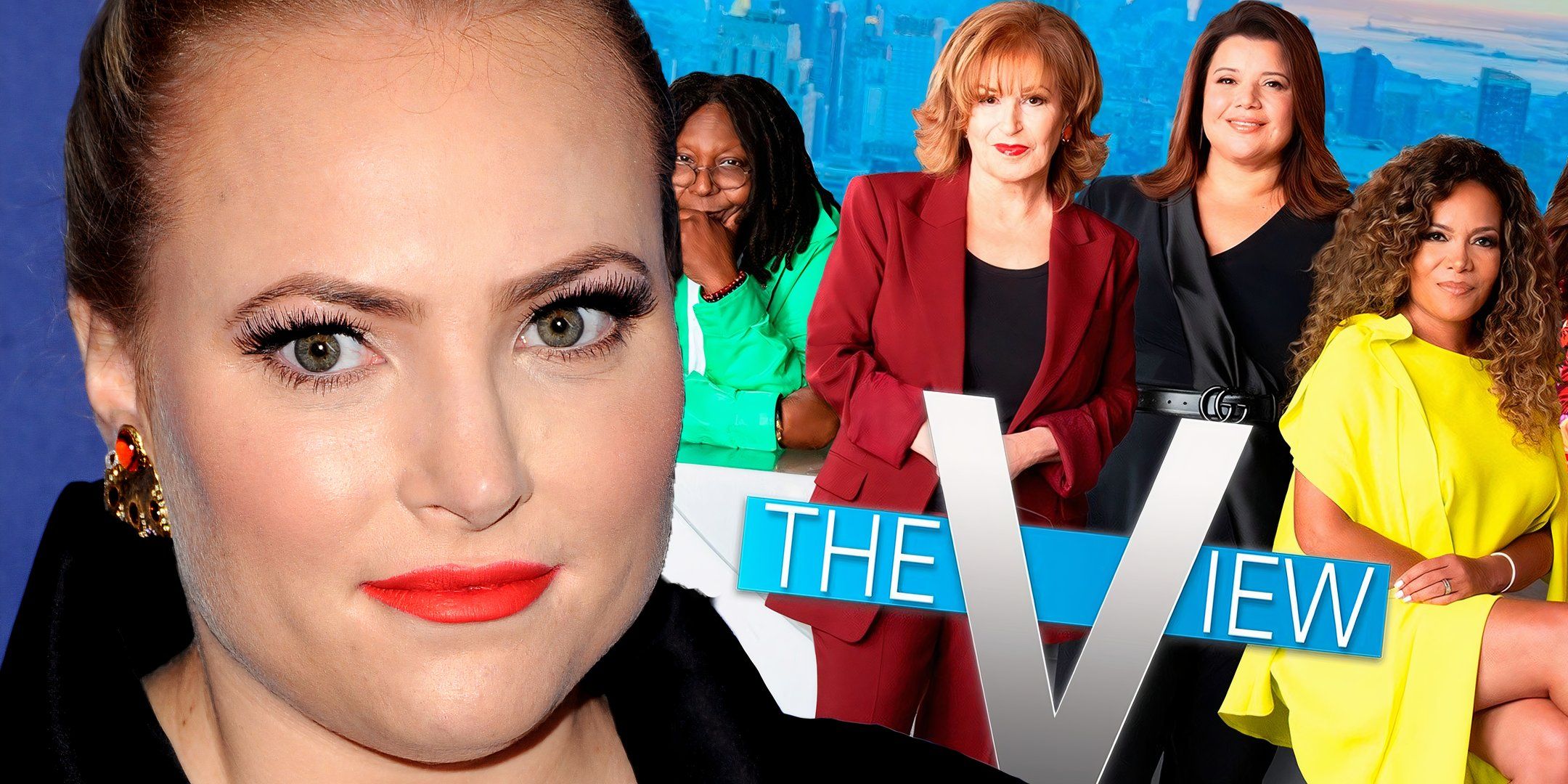 Meghan McCain and the hosts of The View