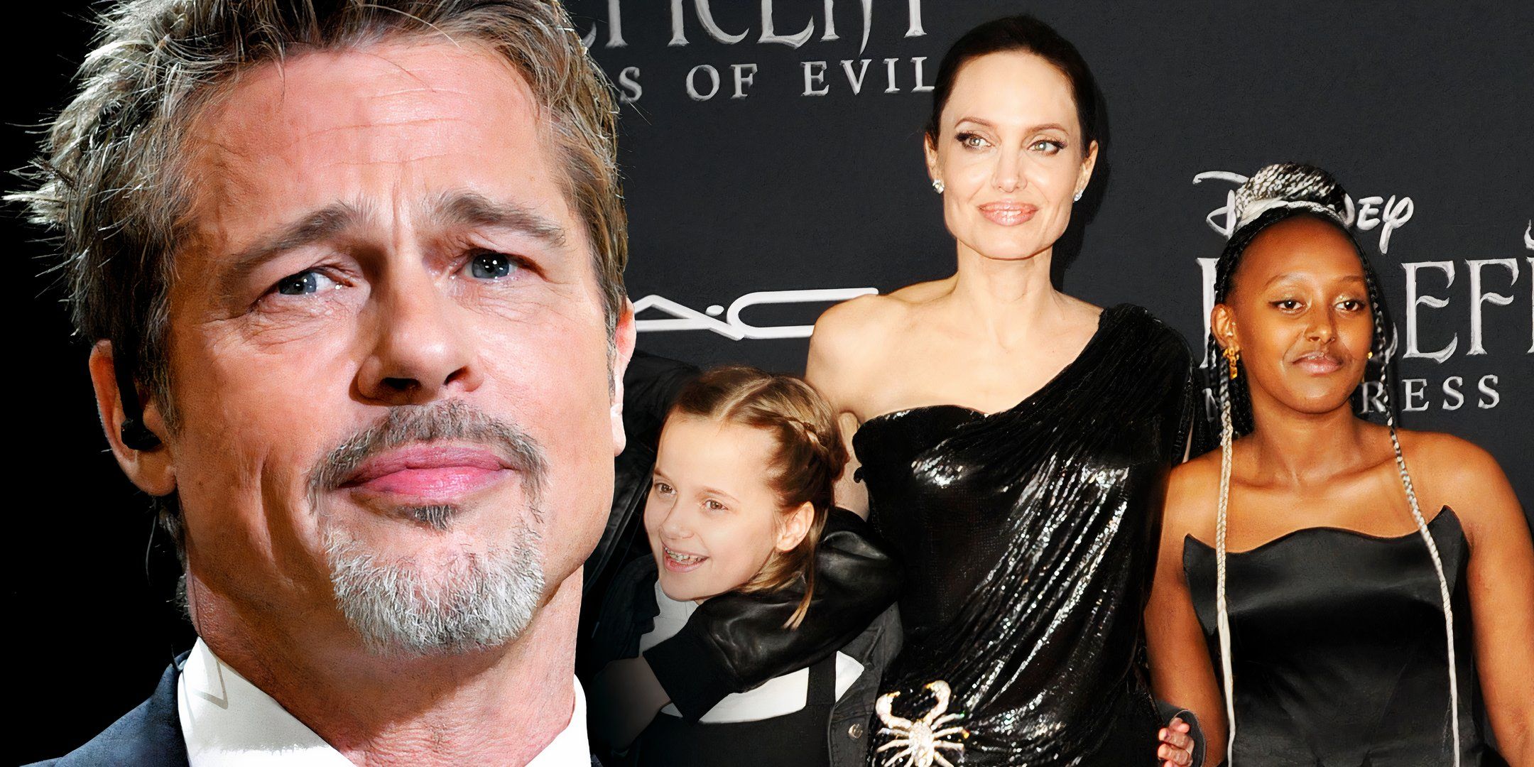 Angelina Jolie kids with Brad Pitt
