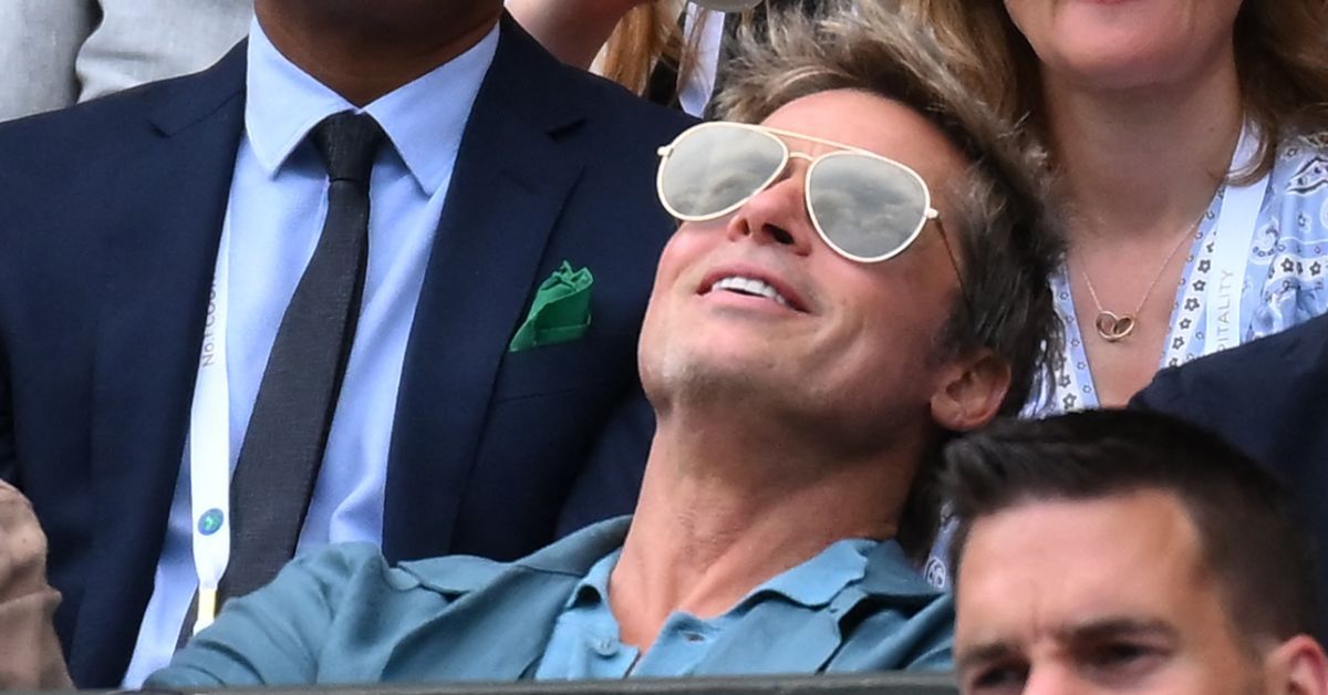 Brad Pitt, Royal Box at Wimbledon