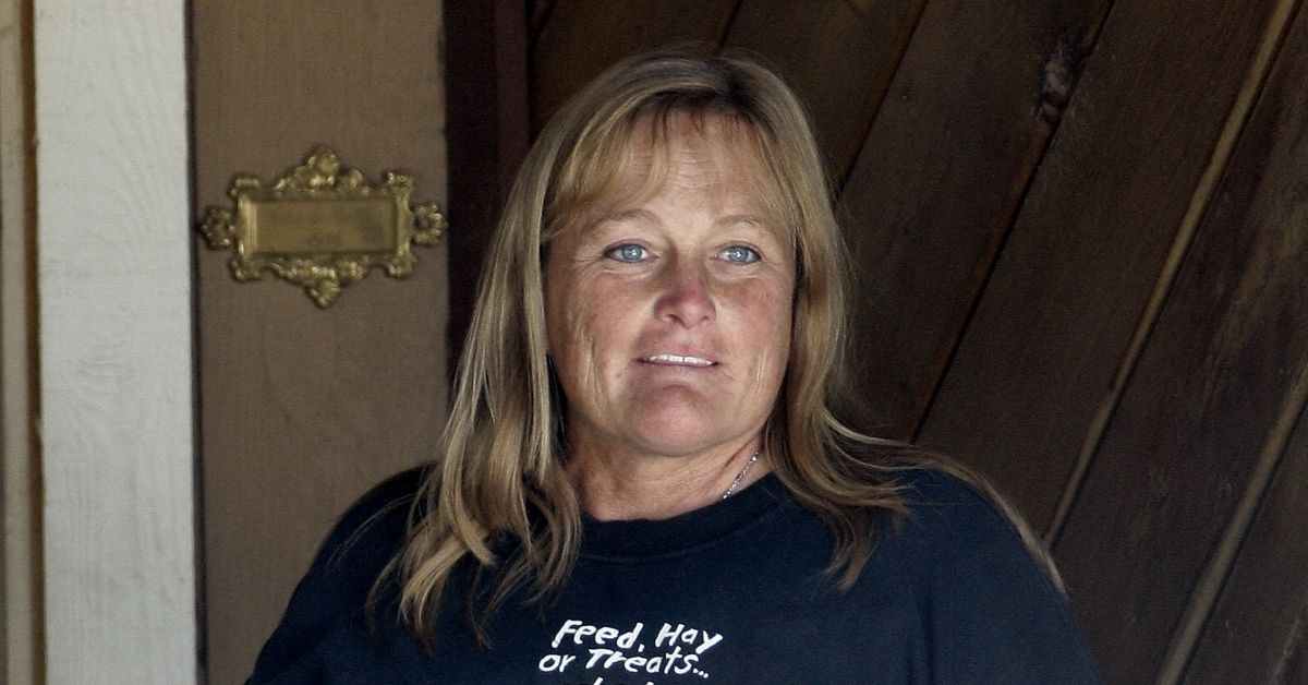 Debbie Rowe at her home