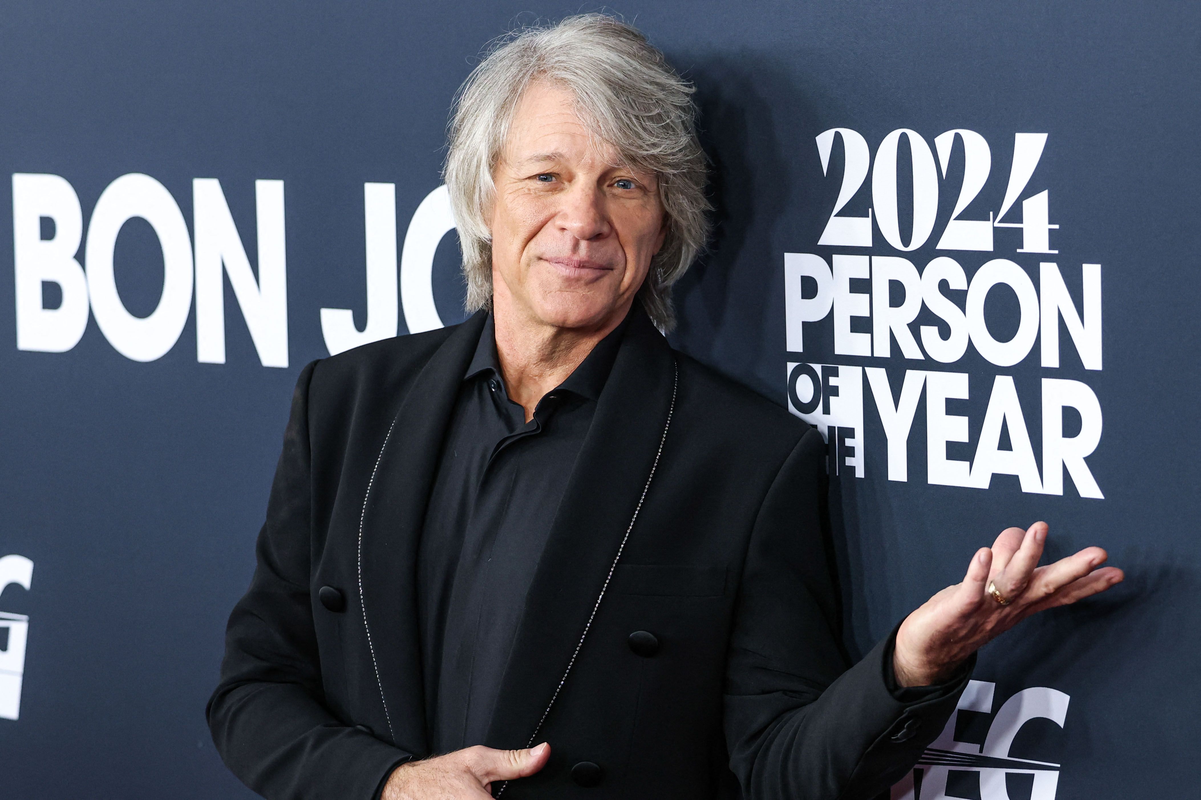 Jon Bon Jovi on the red carpet