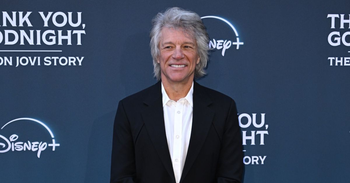 Jon Bon Jovi on the red carpet