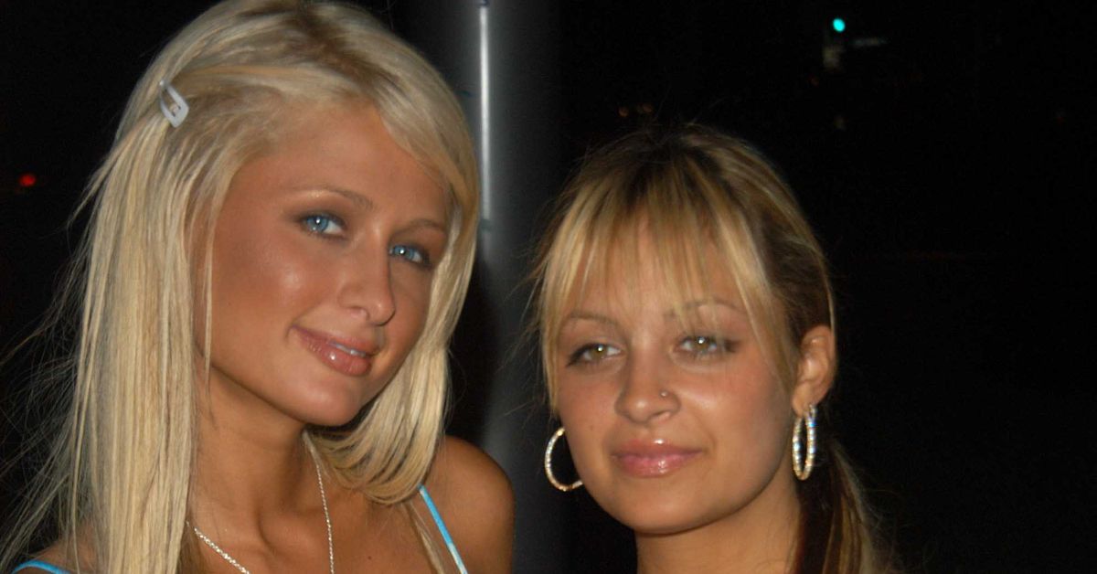 Paris Hilton and Nicole Richie looking annoyed