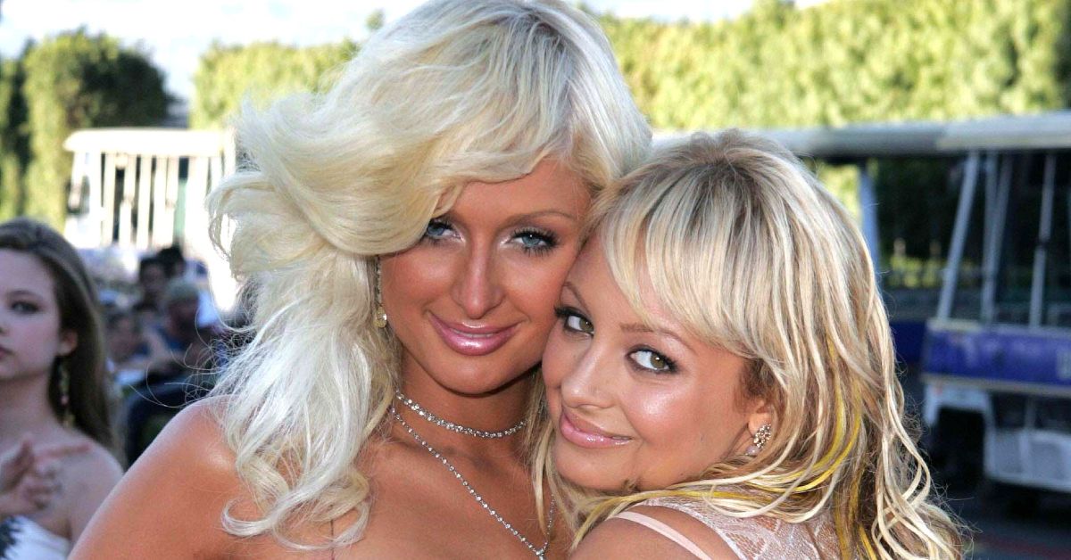 Paris Hilton and Nicole Richie looking close