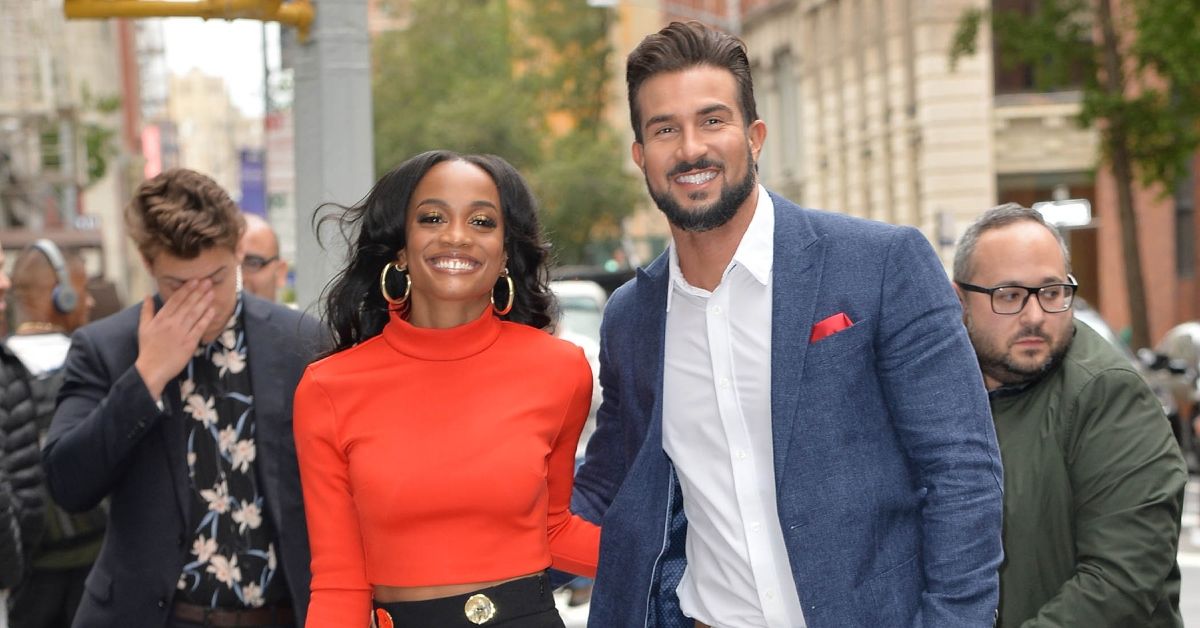 Rachel Lindsay and Bryan Abasolo smiling