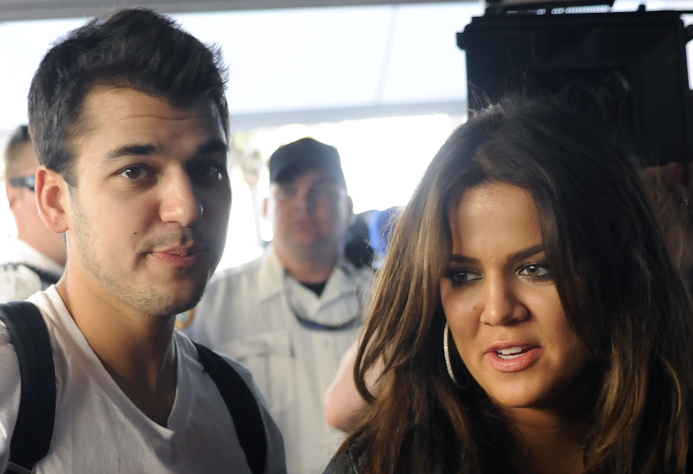 Khloe and Rob Kardashian 