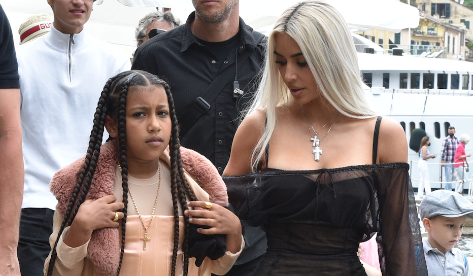 North West Calls Out Mom Kim Kardashian For Trying To Hide Her Acne Online