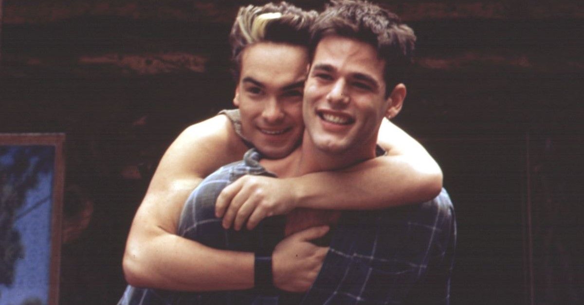 Johnny Galecki and Ivan Sergei in a still from The Opposite of Sex