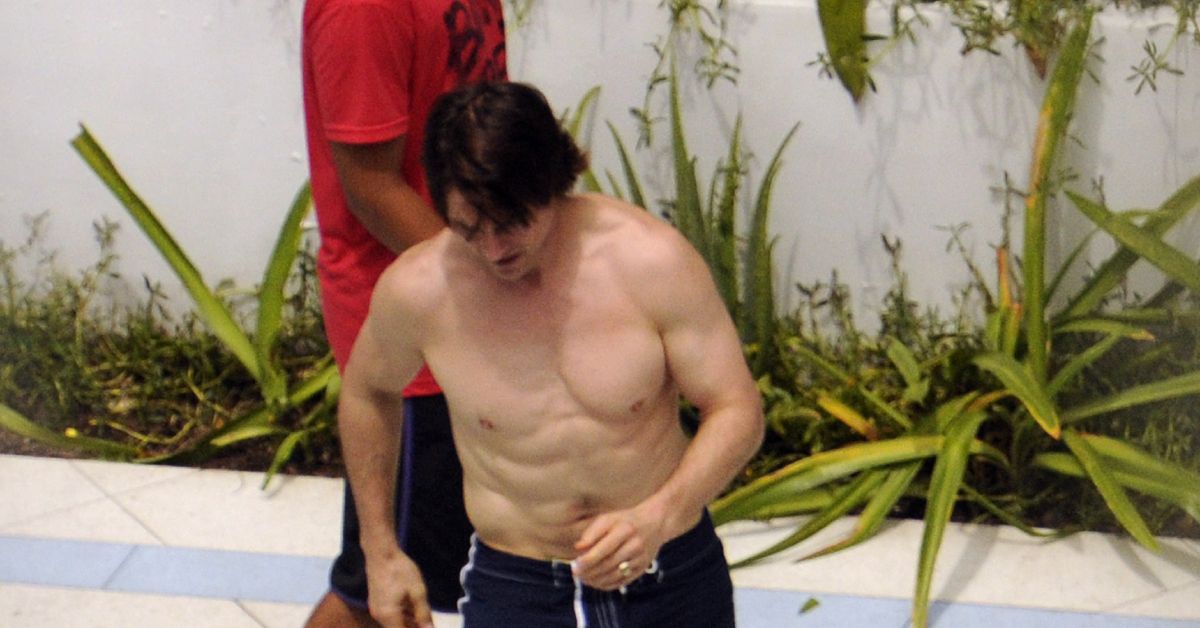 Tom Cruise shirtless in 2011