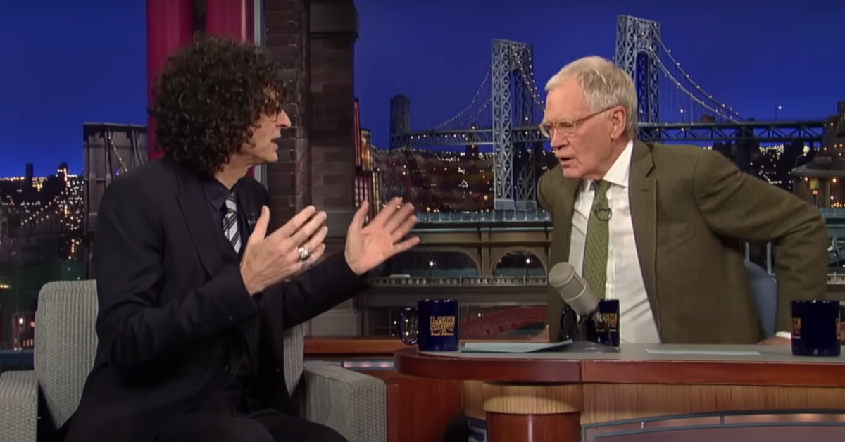 David Letterman and Howard Stern