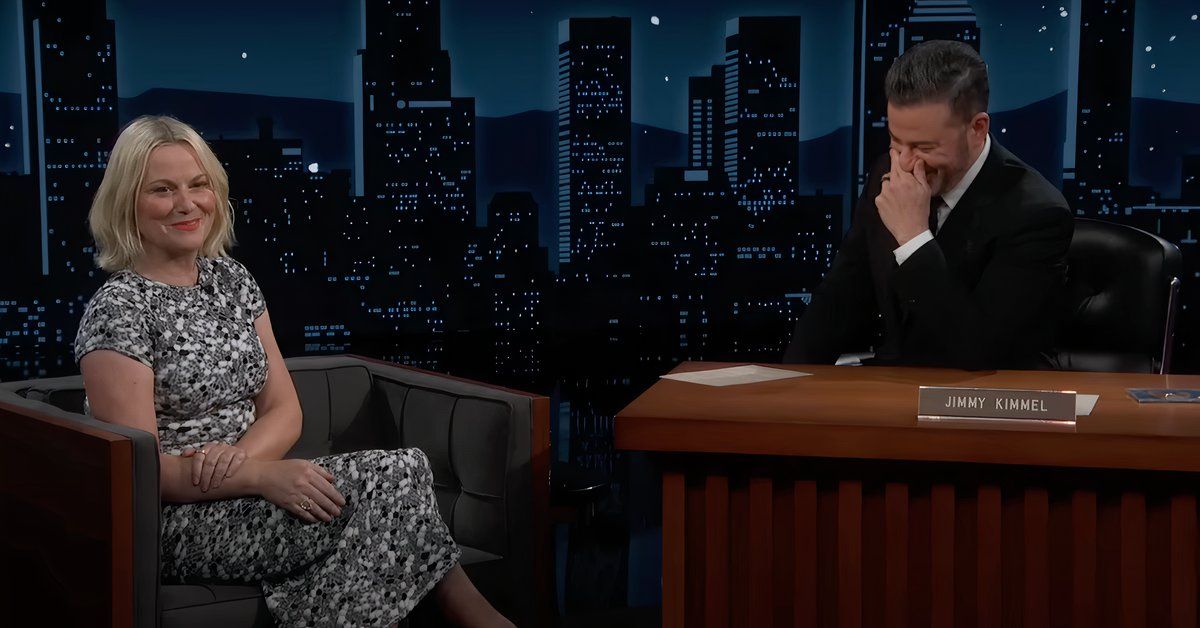 Amy Poehler Started Her Jimmy Kimmel Interview Off With An Untold Story  About Angelina Jolie And Billy Bob Thornton