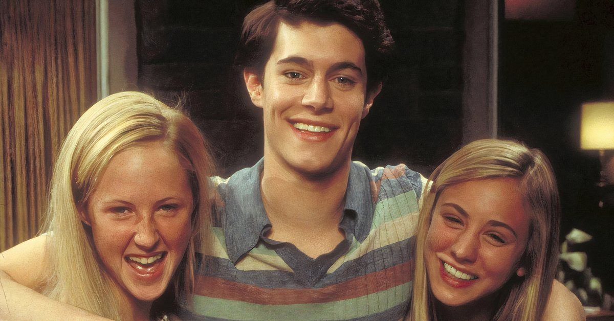 Adam Brody and Kaley Cuoco Throwback