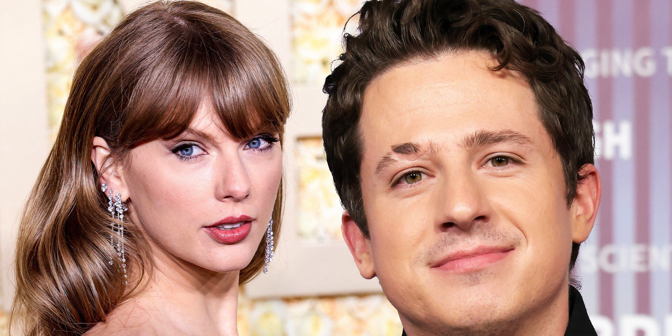 Taylor Swift and Charlie Puth side by side