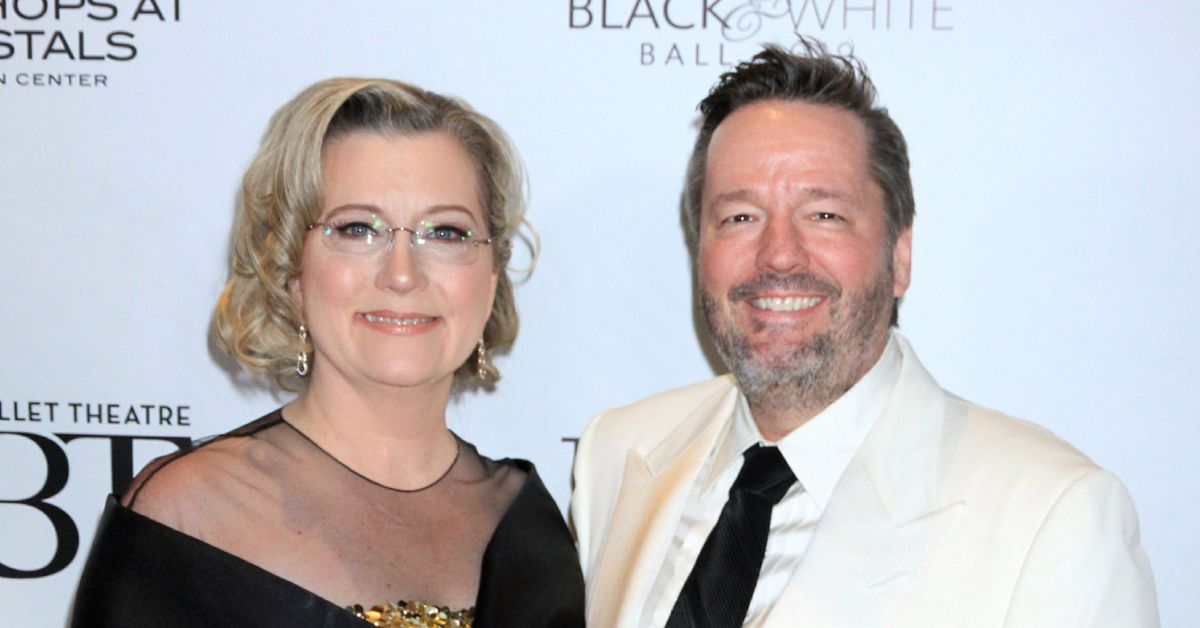 America's Got Talent's Terry Fator and his wife Angie Fator looking happy together