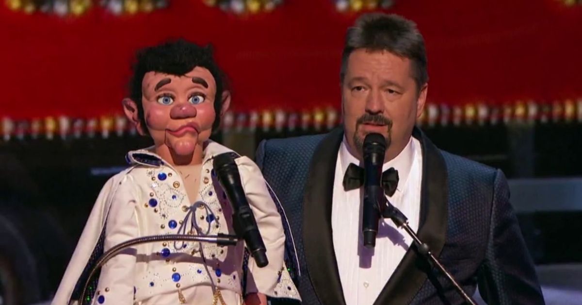 America's Got Talent's Terry Fator on the show's stage